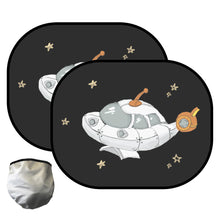 Load image into Gallery viewer, 2Pcs Car SunShade with Storage Bag Side Window Windscreen Roof Window Cartoon For Children Adults Adsorption SunShade Sunvisor
