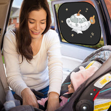 Load image into Gallery viewer, 2Pcs Car SunShade with Storage Bag Side Window Windscreen Roof Window Cartoon For Children Adults Adsorption SunShade Sunvisor
