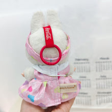 Load image into Gallery viewer, Miniature Colorful Heart Dress Set for 17cm Labubu Dolls Cute DIY Doll Clothes Fashion Accessories Lovely Outfit Gifts for Girls Friends
