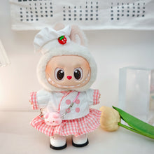 Load image into Gallery viewer, Miniature Colorful Heart Dress Set for 17cm Labubu Dolls Cute DIY Doll Clothes Fashion Accessories Lovely Outfit Gifts for Girls Friends
