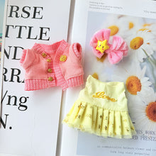 Load image into Gallery viewer, Miniature Colorful Dress and Sweater Set for 17cm Labubu Dolls Cute DIY Doll Clothes Fashion Accessories Lovely Outfit Gifts for Girls Friends
