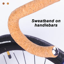 Load image into Gallery viewer, 2PCS Road Bike Wood Grain Handlebars Anti-Slip Shock-Absorbing Sweat Belt With Adhesive Glue Riding Equipment

