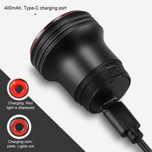Load image into Gallery viewer, Mountain Bike Intelligent Sensing Taillight Type-C Charging Outdoor Night Riding Safety Warning Light Riding Equipment

