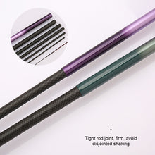 Load image into Gallery viewer, 1PC 1.8/2.1/2.4M Shrinkable Small Carbon Pole 46CM Short Section Portable Stream Fishing Rod Fishing Accessories

