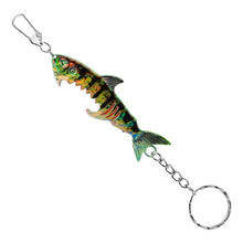 Load image into Gallery viewer, 1PC 34G/9CM Simulation Lure Bait Fish-Shaped Bottle Opener Portable Keychain Iron Plate Bait
