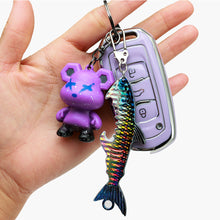 Load image into Gallery viewer, 1PC 34G/9CM Simulation Lure Bait Fish-Shaped Bottle Opener Portable Keychain Iron Plate Bait
