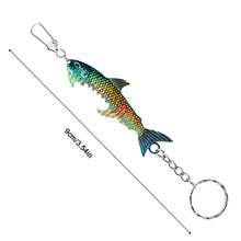 Load image into Gallery viewer, 1PC 34G/9CM Simulation Lure Bait Fish-Shaped Bottle Opener Portable Keychain Iron Plate Bait

