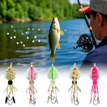 Load image into Gallery viewer, 1PC 10/12/15CM Simulated Squid Lure Bait With Double Hook Sea Fishing Luminous Fake Bait Fishing Supplies
