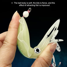 Load image into Gallery viewer, 1PC 10/12/15CM Simulated Squid Lure Bait With Double Hook Sea Fishing Luminous Fake Bait Fishing Supplies
