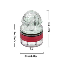 Load image into Gallery viewer, 1PC Deep Sea Diamond Night Fishing Led Underwater Fish-Attracting Light Multicolor Fast Fish Aggregating Device
