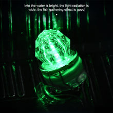 Load image into Gallery viewer, 1PC Deep Sea Diamond Night Fishing Led Underwater Fish-Attracting Light Multicolor Fast Fish Aggregating Device
