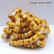 Load image into Gallery viewer, 10/50Pcs 2025 Years Pigeons Foot Ring 8x11mm Pigeons Foot Ring Parrots Leg Rings Birds Training Tool with Nnumbers
