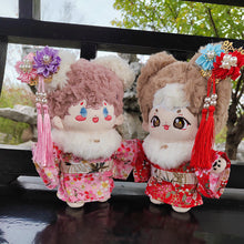 Load image into Gallery viewer, Miniature Kimono Skirt Set for 17cm Labubu Dolls Cute DIY Doll Clothes Fashion Accessories Lovely Outfit Gifts for Girls Friends
