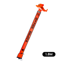Load image into Gallery viewer, 1.5M/1.8M Cartoon-Head Diving SMB Buoy Rod Professional Diving Surface Marker Buoy Safety Warning Stick Diving equipment
