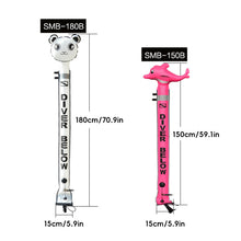 Load image into Gallery viewer, 1.5M/1.8M Cartoon-Head Diving SMB Buoy Rod Professional Diving Surface Marker Buoy Safety Warning Stick Diving equipment
