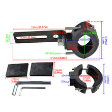 Load image into Gallery viewer, Motorcycle Bumper LED Light Brackets Spotlight Auxiliary Lamp Bracket Head Light Mount Tube Modified Clamp Mount Kit

