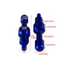 Load image into Gallery viewer, 2Pcs M8 Motorcycle Electric Bike CNC Aluminum Rear View Mirror Hole Decorative Plugs Screws Cover Screw Cap Extension
