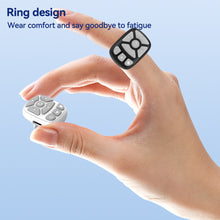 Load image into Gallery viewer, 8 Button Bluetooth Remote Control Scrolling Ring E-book Page Turner for Tiktok Mobile Video Remote Control Selfie Stick Camera Controller
