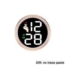 Load image into Gallery viewer, Car Interior Clock Watch Supplies Touch Screen Quartz Clock Automotive Electronic Ornament Motorcycle Accessories ﻿
