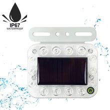 Load image into Gallery viewer, Car Square Solar Energy Warning Light LED Flashlight Indicator In-Night Caution Strobe Warning Light Running Lamp For All Vehicle
