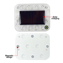 Load image into Gallery viewer, Car Square Solar Energy Warning Light LED Flashlight Indicator In-Night Caution Strobe Warning Light Running Lamp For All Vehicle
