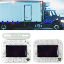 Load image into Gallery viewer, Car Square Solar Energy Warning Light LED Flashlight Indicator In-Night Caution Strobe Warning Light Running Lamp For All Vehicle
