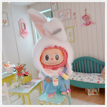 Load image into Gallery viewer, Doll Hat for 17cm Labubu 10cm Cotton Doll Color Match Head Cover Kawaii Cute Doll Accessories Kids Girls Toys
