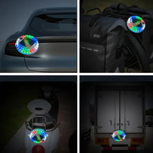 Load image into Gallery viewer, Car Round Solar Energy Warning Light LED Flashlight Indicator In-Night Caution Strobe Warning Light Running Lamp For All Vehicle
