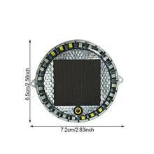 Load image into Gallery viewer, Car Round Solar Energy Warning Light LED Flashlight Indicator In-Night Caution Strobe Warning Light Running Lamp For All Vehicle
