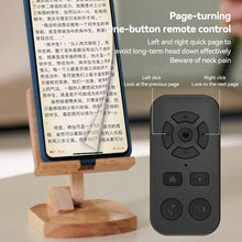 Load image into Gallery viewer, 9-Key Wireless Bluetooth Phone Remote Control for Short Videos Auto-Like Browsing Photo Taking eBook Page Turning Compatible for TikTok YouTube Kindle
