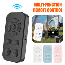 Load image into Gallery viewer, 9-Key Wireless Bluetooth Phone Remote Control for Short Videos Auto-Like Browsing Photo Taking eBook Page Turning Compatible for TikTok YouTube Kindle
