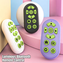 Load image into Gallery viewer, 9-Key Wireless Bluetooth Phone luminous Remote Control for Short Videos Auto-Like Browsing Photo Taking eBook Page Turning Compatible for TikTok YouTube Kindle
