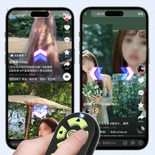 Load image into Gallery viewer, 9-Key Wireless Bluetooth Phone luminous Remote Control for Short Videos Auto-Like Browsing Photo Taking eBook Page Turning Compatible for TikTok YouTube Kindle
