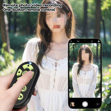Load image into Gallery viewer, 9-Key Wireless Bluetooth Phone luminous Remote Control for Short Videos Auto-Like Browsing Photo Taking eBook Page Turning Compatible for TikTok YouTube Kindle
