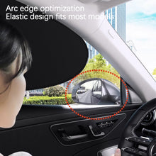Load image into Gallery viewer, Car Window Sunshade Curtain Static Cling Sun Blocker for Side Windows UV &amp; Heat Protection Sun Protection Heat Blocking
