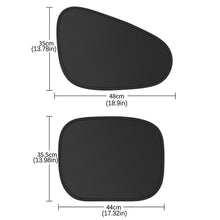 Load image into Gallery viewer, Car Window Sunshade Curtain Static Cling Sun Blocker for Side Windows UV &amp; Heat Protection Sun Protection Heat Blocking

