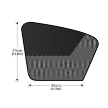 Load image into Gallery viewer, Magnetic Car Sun Shade Curtain Dual- layer Mesh Window Shade Sun Protection Heat Blocking

