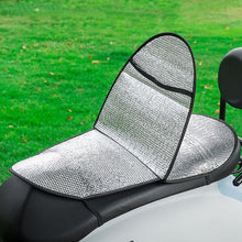 Load image into Gallery viewer, Motorcycle Folding Seat Cushion Cover Thermal Insulation Sun Protection Seat Cover Waterproof Dry Wet Separation Cushion
