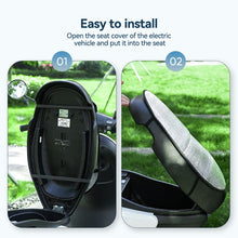 Load image into Gallery viewer, Motorcycle Folding Seat Cushion Cover Thermal Insulation Sun Protection Seat Cover Waterproof Dry Wet Separation Cushion

