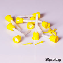 Load image into Gallery viewer, 50pcs Disposable Silicone Rubber Dental Conveying Mixing Head Impression Materials Mixing Tube Dentistry Materials
