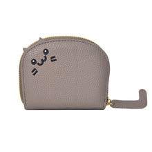 Load image into Gallery viewer, Cat Card Bag for Women Compact and Popular Cute Multi Slot Card Bag PU Leather High-end Cartoon Wallet
