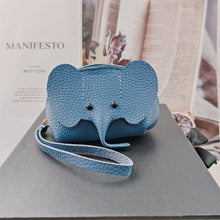 Load image into Gallery viewer, Leather Elephant Change Bag Women's Bag Pendant Creative Card Bag Storage Port Red Envelope Zipper Coin Purse
