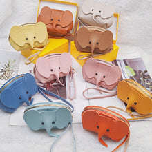 Load image into Gallery viewer, Leather Elephant Change Bag Women's Bag Pendant Creative Card Bag Storage Port Red Envelope Zipper Coin Purse
