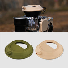 Load image into Gallery viewer, Portable Outdoor Camping Silicone Snow Cup Lid Multifunctional Pot Lid Dustproof with Spout Snow Cup Lid Universal Pot Lid
