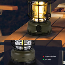 Load image into Gallery viewer, Camping Lamp Outdoor Waterproof Retro Camping Horse Lamp Charging Portable Atmosphere Tent Lamp Portable Camping Lamp
