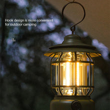Load image into Gallery viewer, Camping Lamp Outdoor Waterproof Retro Camping Horse Lamp Charging Portable Atmosphere Tent Lamp Portable Camping Lamp
