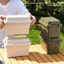 Load image into Gallery viewer, Outdoor Camping Mini Storage Box Desktop Seasoning Bottle Jar Storage Travel Barbecue Camping Small Tools and Miscellaneous Box
