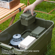 Load image into Gallery viewer, Outdoor Camping Mini Storage Box Desktop Seasoning Bottle Jar Storage Travel Barbecue Camping Small Tools and Miscellaneous Box
