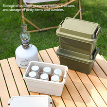 Load image into Gallery viewer, Outdoor Camping Mini Storage Box Desktop Seasoning Bottle Jar Storage Travel Barbecue Camping Small Tools and Miscellaneous Box
