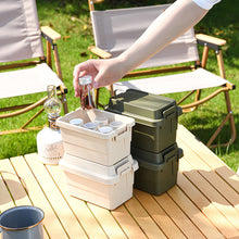 Load image into Gallery viewer, Outdoor Camping Mini Storage Box Desktop Seasoning Bottle Jar Storage Travel Barbecue Camping Small Tools and Miscellaneous Box
